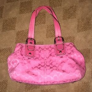 Pink Coach Purse